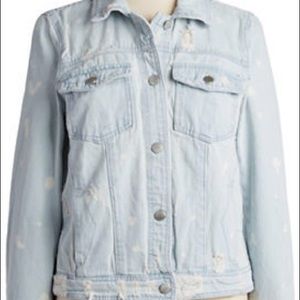 Oversized denim jacket